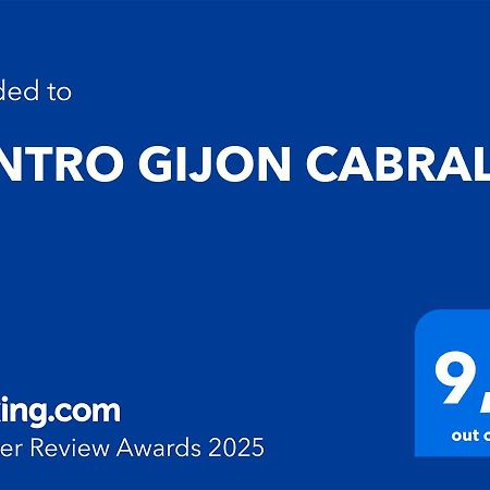 Centro Gijon Cabrales 31 Lejlighed Eksteriør billede