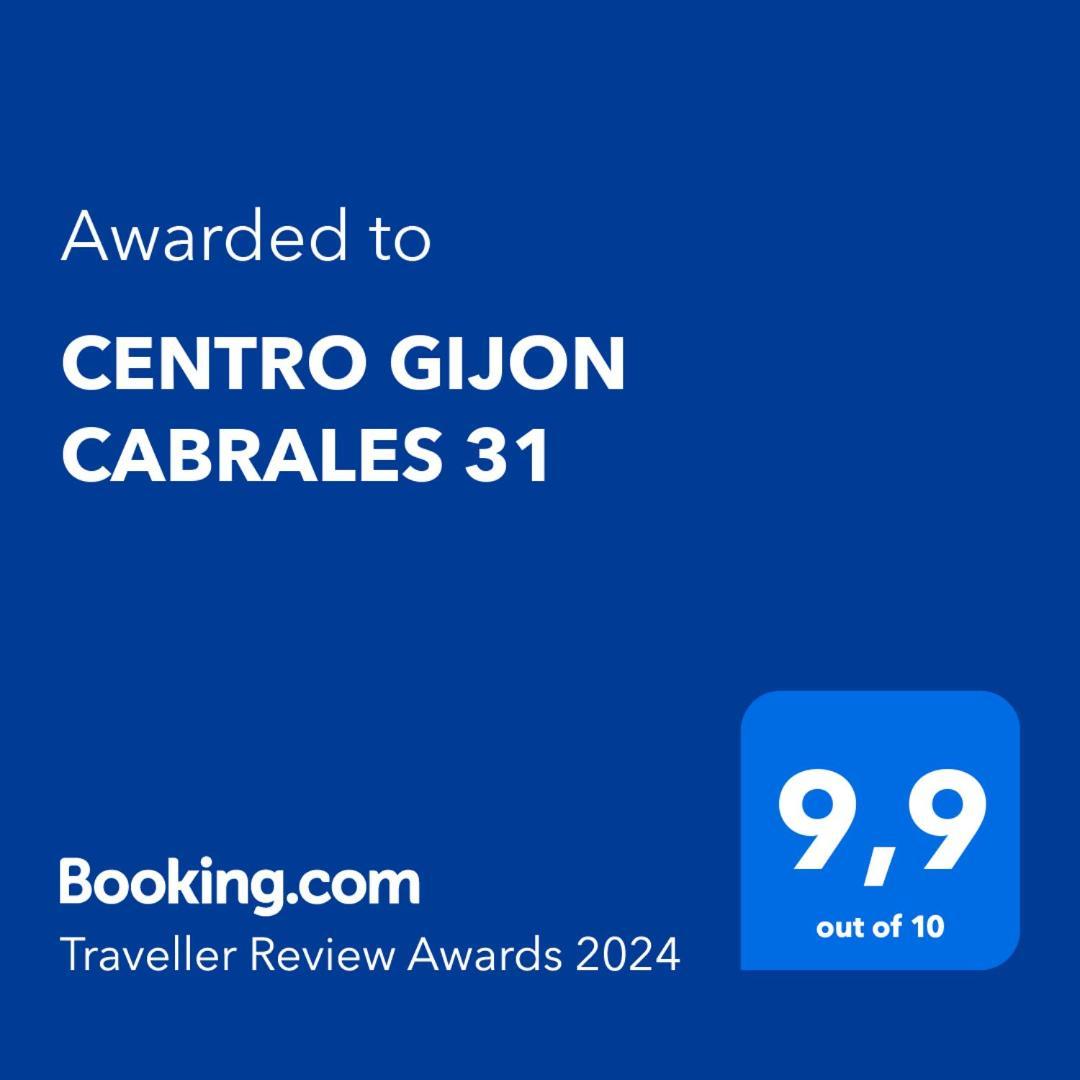 Centro Gijon Cabrales 31 Lejlighed Eksteriør billede